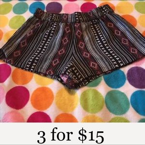 Forever 21 Aztec woven shorts